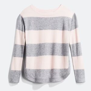 Teeberry & Weave - Kasia Color Blocked Curved Hem Pullover - Size XL